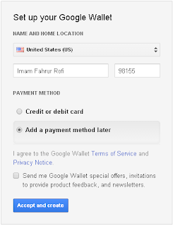 Daftar Google Wallet