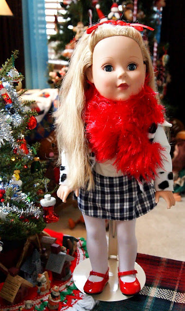 Little Jo's Doll Party - Madame Alexander Doll - Holiday doll party.