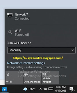 Cara Memunculkan icon wifi yng hilang di laptop 10, 11, 8 dan7