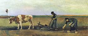 Image result for Van gogh Van Gogh, Potato Planting (1884, Von der Heydt-Museum Wuppertal),