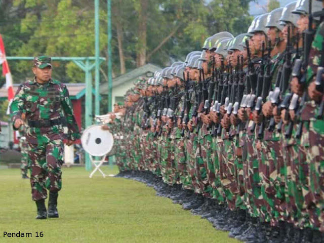 Kodam Pattimura Gelar Lomba Binsat Peleton Tangkas 2018