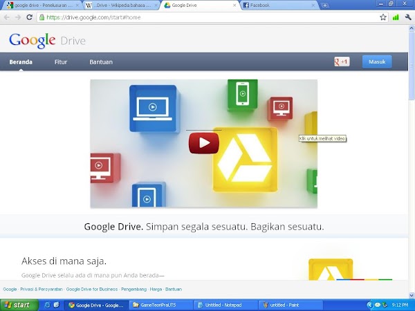 Menyimpan File @ Google Drive 