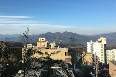 森秋旅館の部屋から見る景色