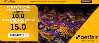 betfair supercuota Barcelona v Villarreal 5-7-2020