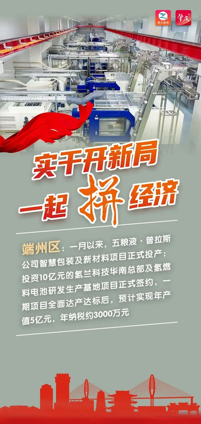 Heading towards spring 2024, a set of posters shows how Zhaoqing is racing against time to win the economy!
