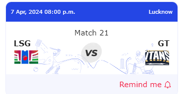 IPL. 2024 Live Match Today