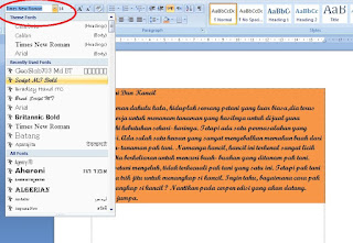 Pengaturan Dan Fungsi Dasar Microsoft Word  Cara Mengatur Paragraf Pada Microsoft Word 2007