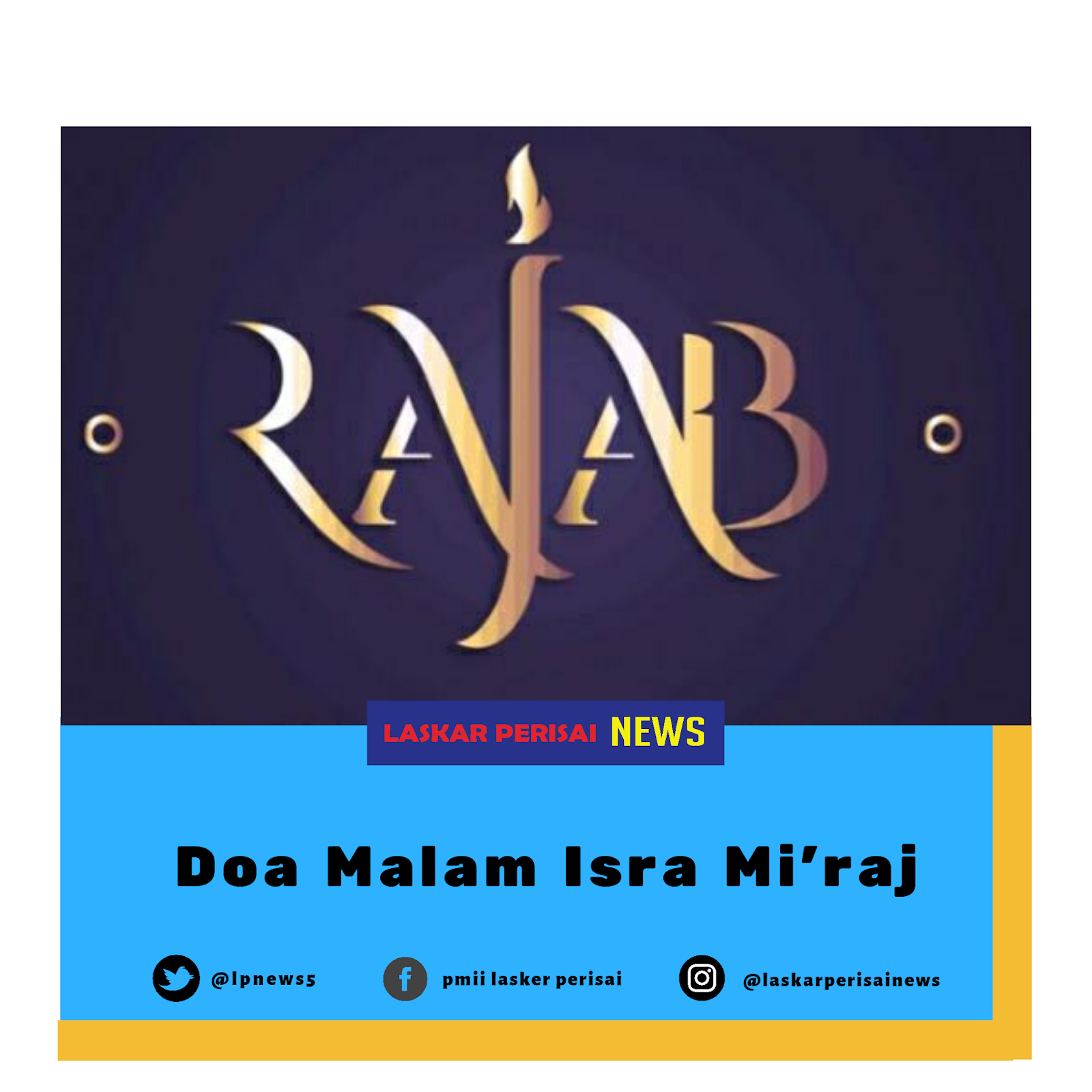 Doa Malam Isra Mi raj