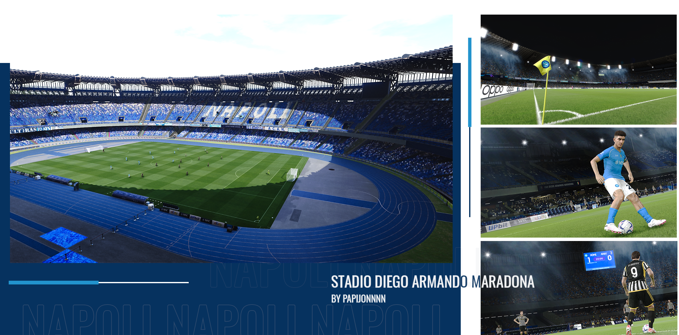 PES 2021 Stadio Diego Armando Maradona​ 2024 Update