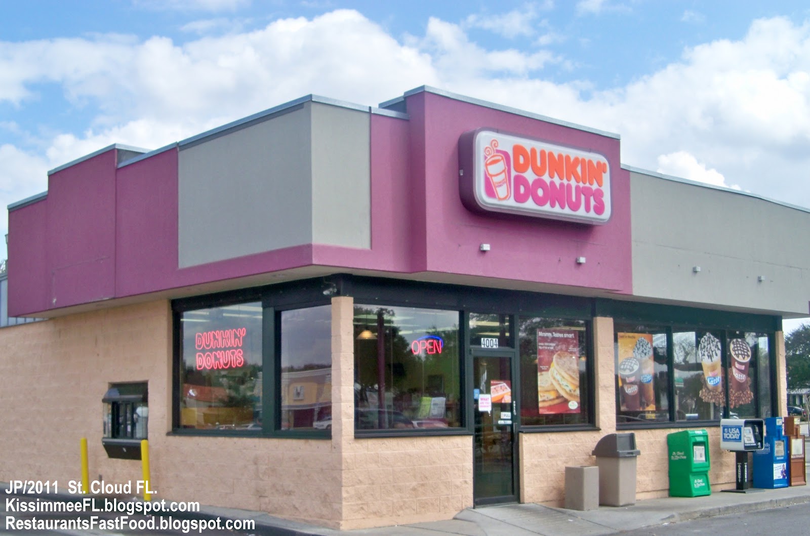 Restaurant Fast Food Menu Mcdonald S Dq Bk Hamburger Pizza Mexican Taco Bbq Chicken Seafood Chinese Dunkin Donuts Saint Cloud Florida Dunkin Donuts Coffee Shop Store St Cloud Fl Dunkin Donuts Saint Cloud