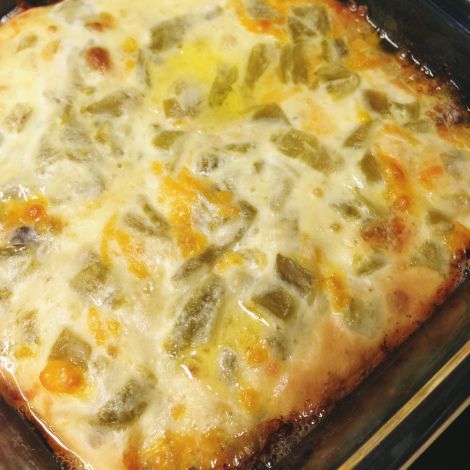  recipe that I tried out right after Drew and I were married Chile Rellenos Casserole