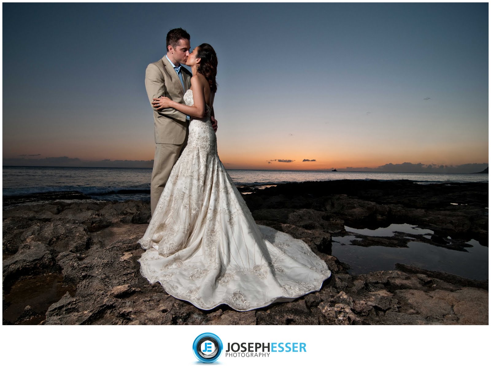 elegant beach centerpiece