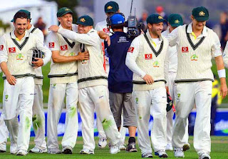 Australia wins first Test against Sri Lanka
