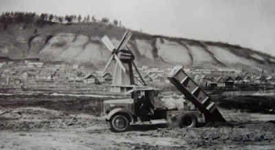 Construcción en los años 50 de la Presa Central hidroeléctrica de Zhiguli Zhigulyovskaya Hydroelectric Station Kuybyshev Hydroelectric Station Rusia Russia Жигулёвская ГЭС