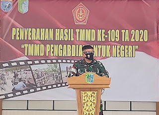 TMMD Kodim Sintang Berakhir, Danrem Sampaikan Apresiasi