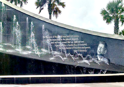 JFK Kennedy Space Center Wall in Florida