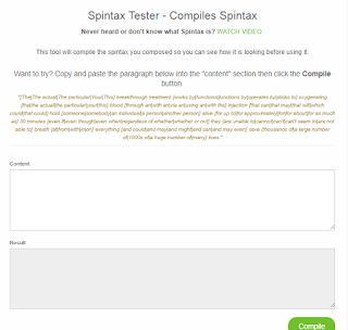 Spintax Tester - Compiles Spintax