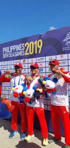 Menginspirasi, Tiga Atlet Asal Kuansing Sumbang 9 Medali untuk Indonesia di SEA Games Filipina 2019