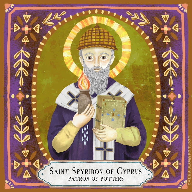 Saint Spyridon of Cyprus, Patron of Potters