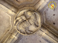 Toul - Cathédrale Saint-Etienne : Clef de voûte du cloître