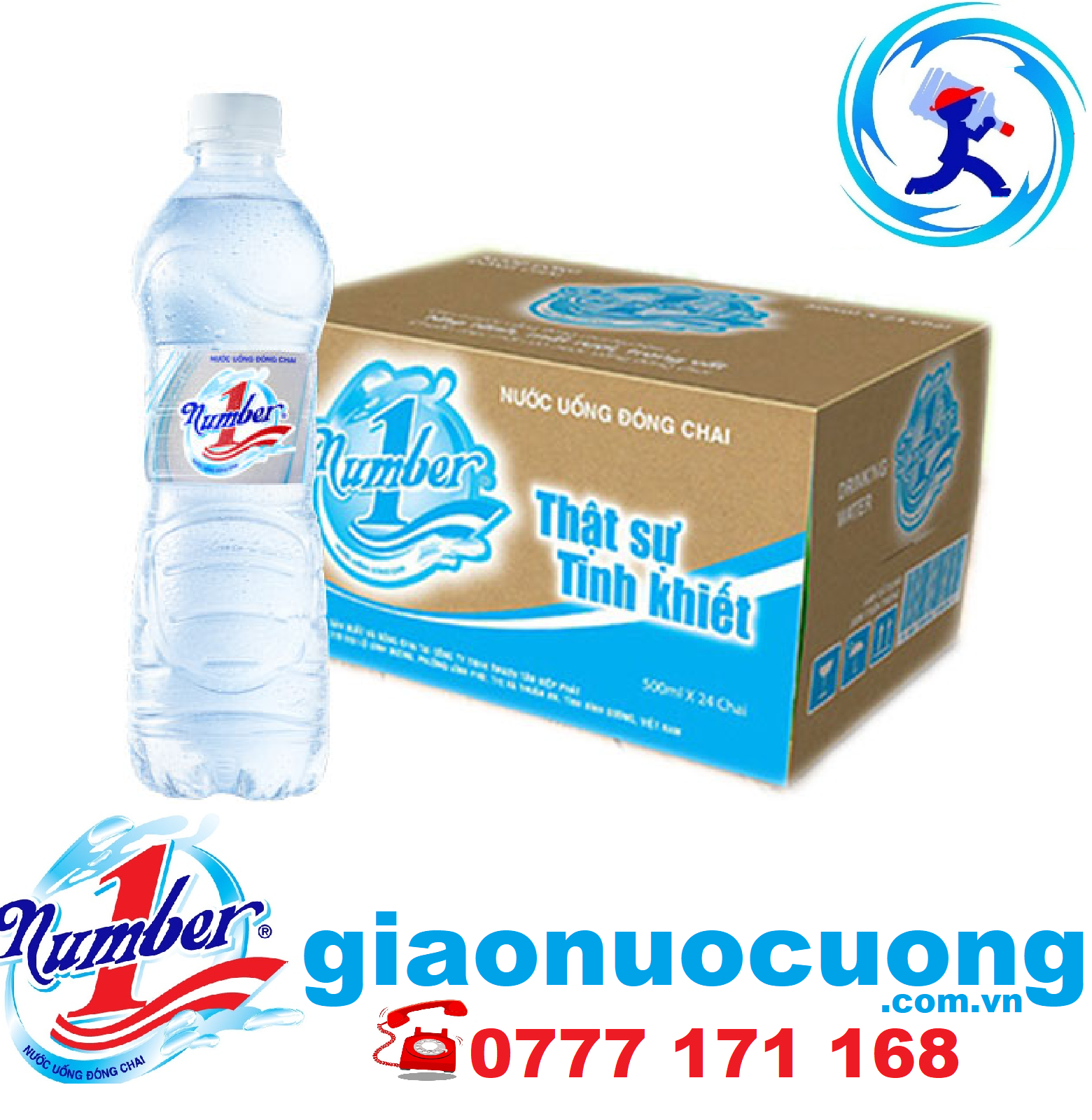 NUMBER 1- Thùng 24 chai 500ml