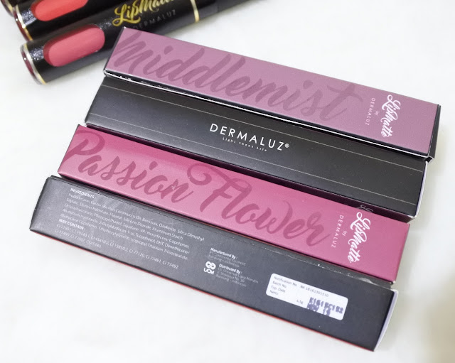 Review & Swatches Dermaluz Lipmatte all shades