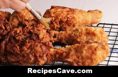 Fried Chicken Recipe with Honey Glazed
