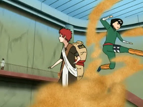 Gaara vs Rock Lee