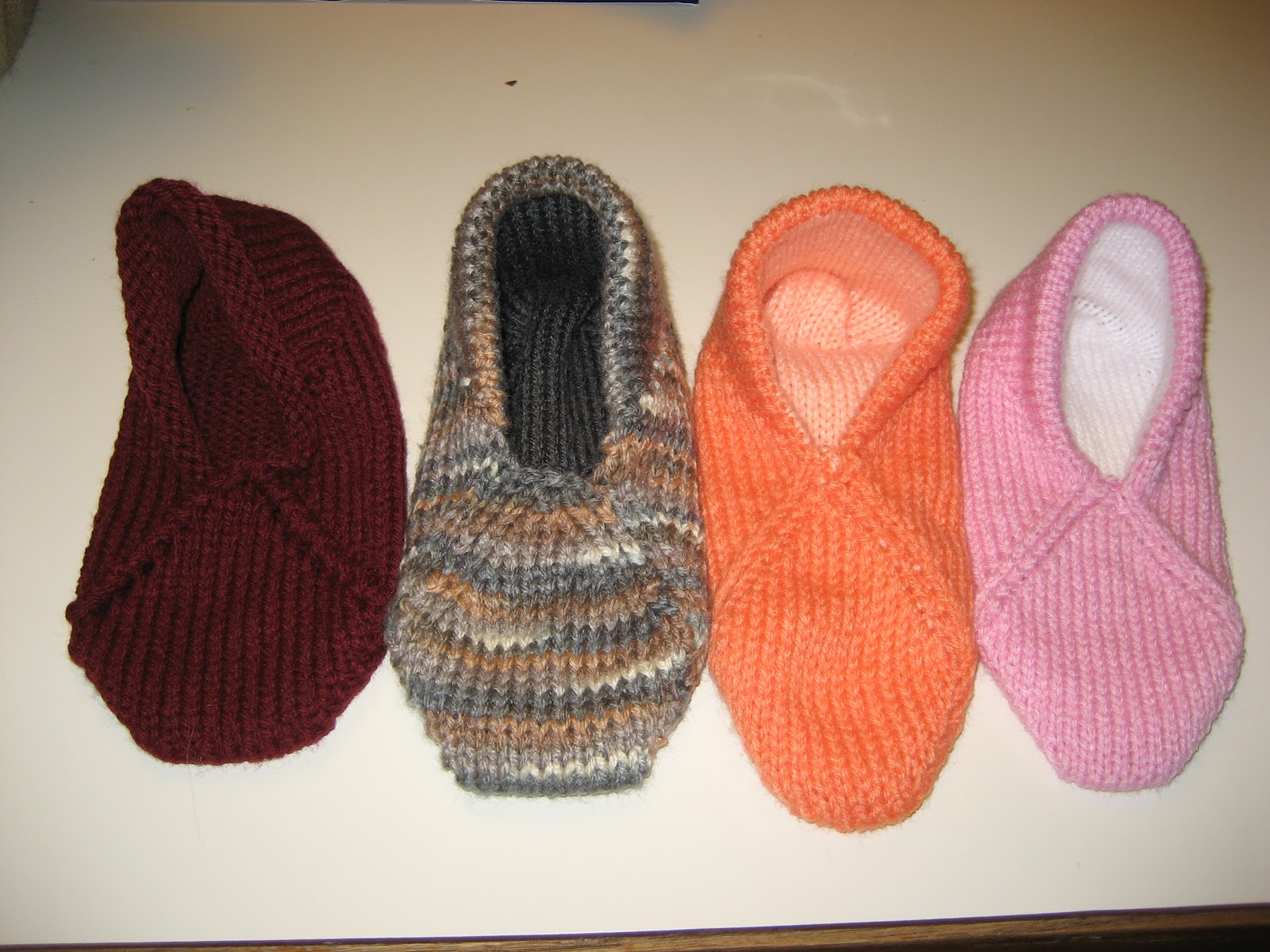 getting what the was gauge to  the  wanted I peach  slippers one, close but beginners knitting for with