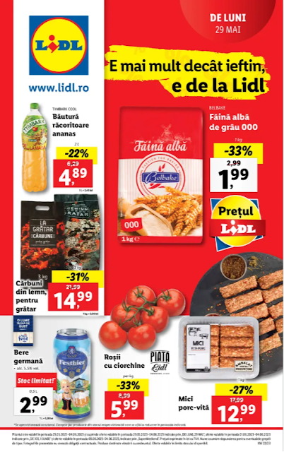 LIDL Catalog - Brosura 29.05 - 04.06 2023→   Meniu în stil alpin | Super Weekend