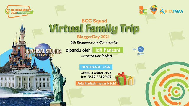 virtual trip BloggerDay 2021 Keluarga Jempolan