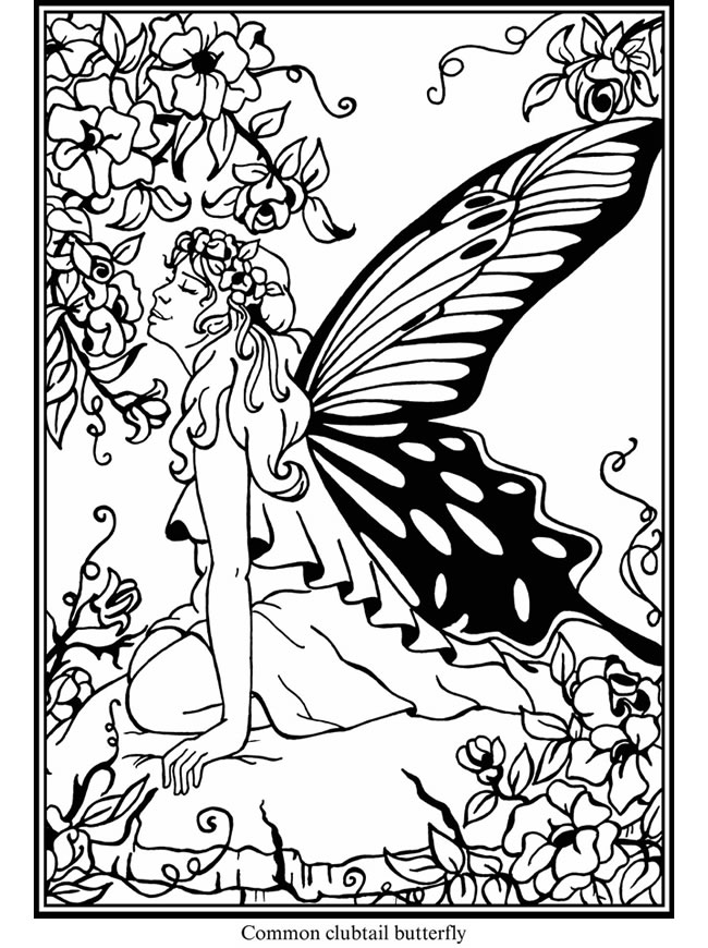 Mimi39;s Pixie Corner: Fairies! Free Coloring Pages!