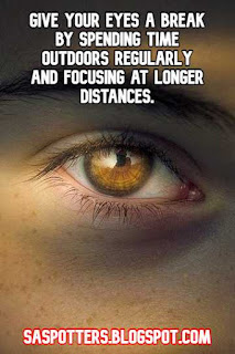 Give your eyes a break by spending time outdoors regularly and focusing at longer distances.