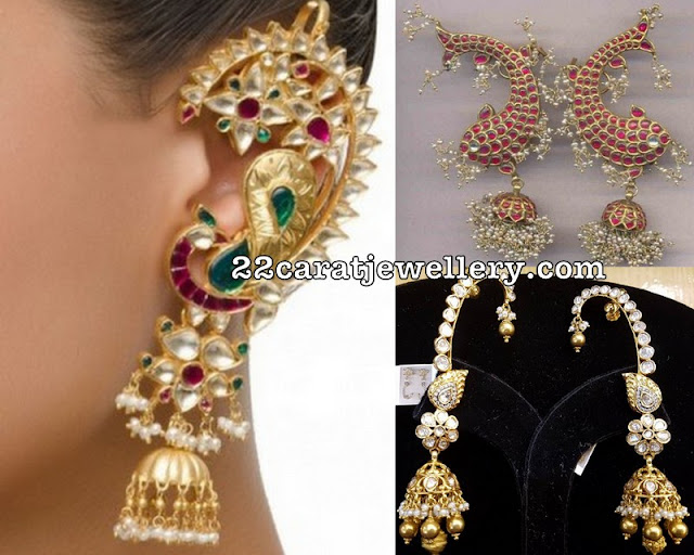 Heavy Ear Cuff Jhumkas