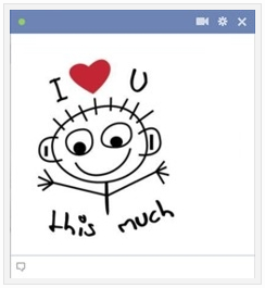 Picture smiley for Facebook chat