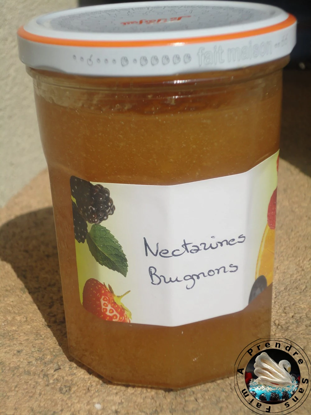 Confiture de nectarines brugnons au romarin