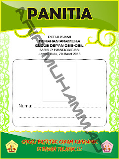 Arif Muhammad: Contoh ID Card Panitia, Peserta dan Tamu 