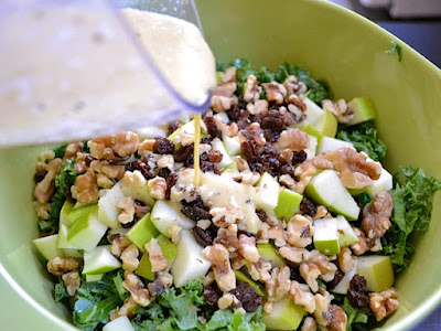 Apple Dijon Kale Salad