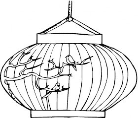Chinese New Year Lantern Coloring Pages