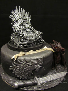 bolo aniversário Game Of Thrones dragão