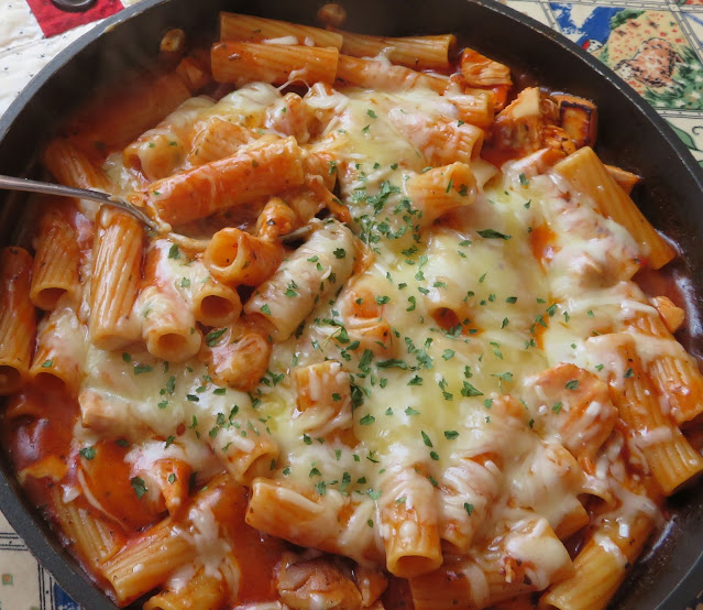 Chicken & Parm Pasta Skillet