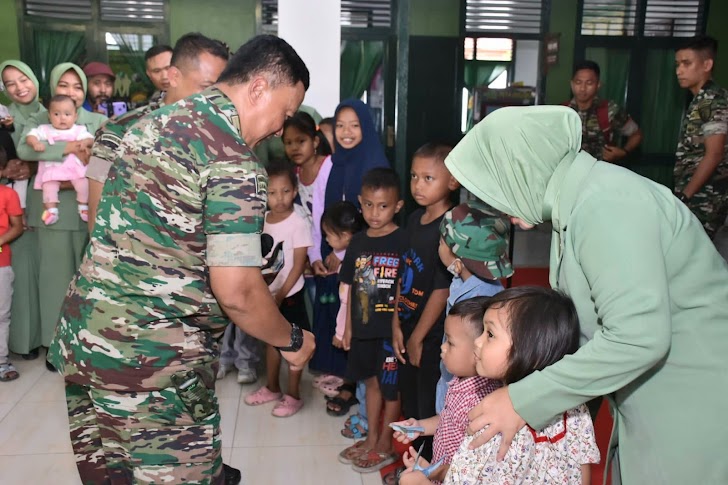 Kunker Danrem 141/Tp. Perhatikan faktor Keamanan Saat Kegiatan Serta Inflementasikan 6K Di Hati Kita