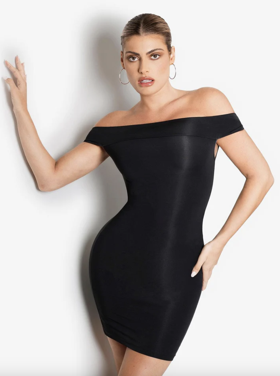Popilush Black Shaper Dress with Built in Shapewear 6 in 1 V-Neck Backless  Dresses for Women Tummy Control S : : Clothing, Shoes & Accessories