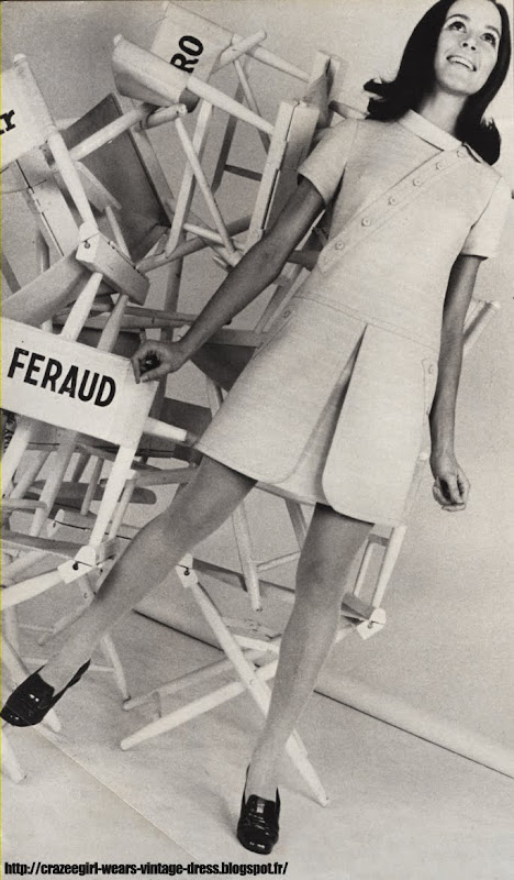 Louis Feraud - dress  - 1968 60s 1960 mod