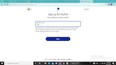 Create PayPal Personal or Business Account