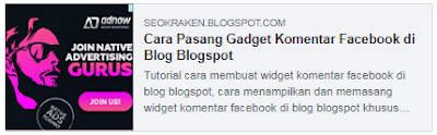 Cara Mengatasi Gambar Posting Blog tidak Muncul saat Share ke Facebook