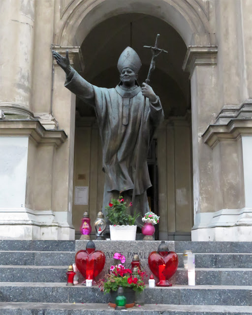 Jan Paweł II (John Paul II) by Giorgio Galletti, Kościół Wszystkich Świętych (Church of All Saints), plac Grzybowski, Warsaw