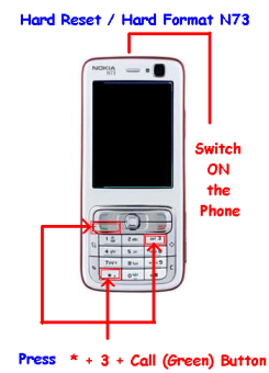 Nokia n73 hard reset lock code