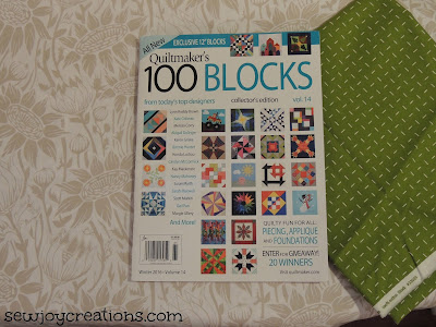 new Quiltmaker 100 blocks blog tour starts Nov 14