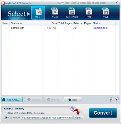 Cara Convert PDF to Ms. Word Document